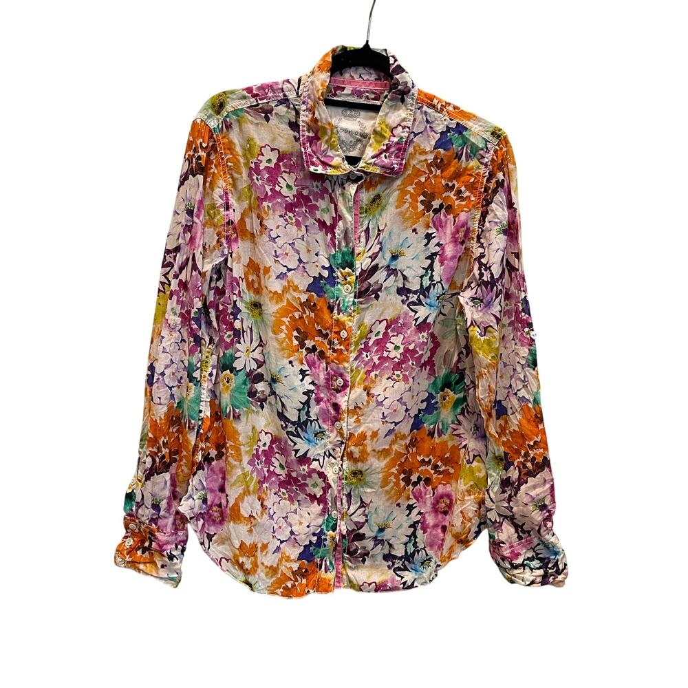 CINO LA PALMA CITRUS BUTTON DOWN SHIRT  Size:L